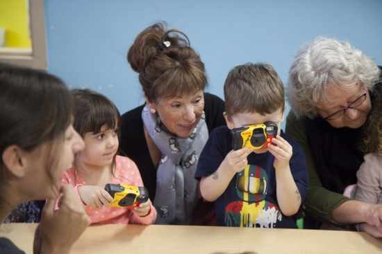 activité artistique avec enfant